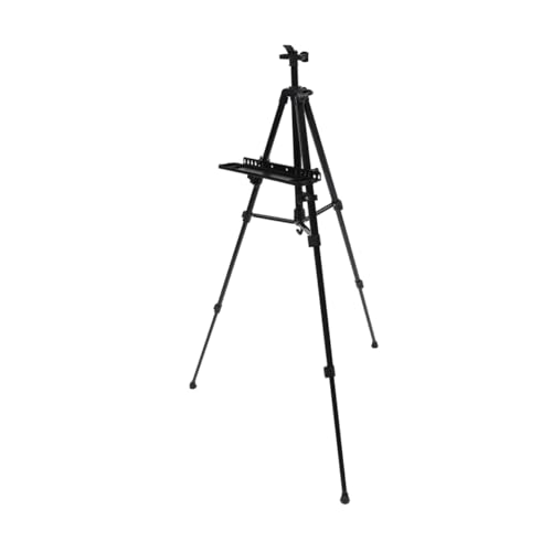 GALPADA 1 Satz Aluminium Staffelei Verstellbare Faltstaffelei für Malerei Geeignet für Öl und Aquarellmalerei Tragbar mit Farbpalette für Künstler und Outdoor Skizzieren GALPADA 1 Satz Aluminium Staffelei Verstellbare Faltstaffelei für Malerei Geeignet für Öl und Aquarellmalerei Tragbar mit Farbpalette für Künstler und Outdoor Skizzieren von GALPADA