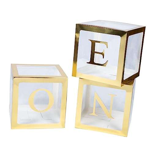 GALPADA 1 Satz Ballonbox zum Geburtstag Kind für Hochzeit Partydekorationen Geburtstagsdekorationen Babyparty -Dekoration Ballonkisten Kisten mit Buchstaben Babypartyboxen Plastik Golden GALPADA 1 Satz Ballonbox zum Geburtstag Kind für Hochzeit Partydekorationen Geburtstagsdekorationen Babyparty -Dekoration Ballonkisten Kisten mit Buchstaben Babypartyboxen Plastik Golden von GALPADA