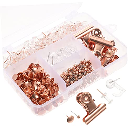 GALPADA 1 Satz Büroklammern Roségold Praktische Binder Clips für Dokumente und Kreative Projekte Vielseitige Papierklammern für Büro Zuhause und Schule von GALPADA