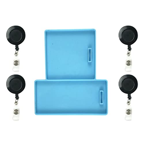 GALPADA 1 Satz DIY Brustschild Silikonform Set Teile Gussform Tragbar und Leicht für Kreative Namensschilder und Ausweise Hochwertige Langlebige Formen für Einfache Handhabung und für und von GALPADA