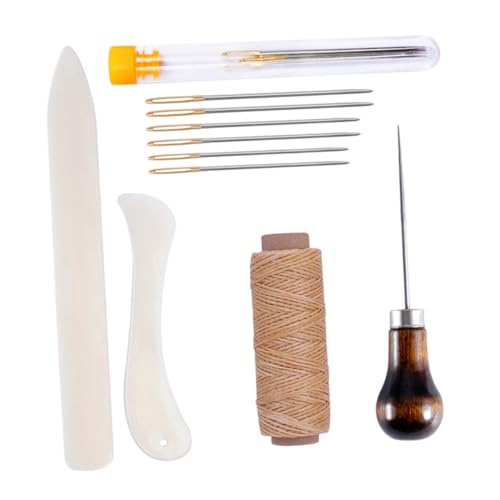 GALPADA 1 Satz DIY Leder Werkzeugset Teilig für Handnäharbeiten Hochwertiges Handwerkszeug Robustem Material für DIY Lederhandwerk und Kreative Bastelprojekte von GALPADA