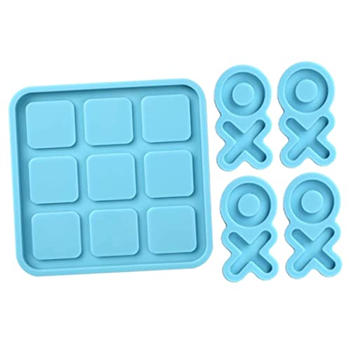 GALPADA 1 Satz DIY Silikonform für Schachfiguren Teiliges Himmelsblau Hochflexible Gießform für Tischspiele für Kreative Bastelprojekte und Einfache Handhabung von GALPADA