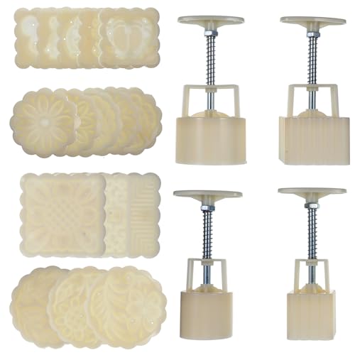 GALPADA 1 Satz Handdruck Mondkuchenform Set Verstellbare Backform für Mondkuchen und Kekse Formen und Platten Diy Baking Zubehör für Mittherbstfest GALPADA 1 Satz Handdruck Mondkuchenform Set Verstellbare Backform für Mondkuchen und Kekse Formen und Platten Diy Baking Zubehör für Mittherbstfest von GALPADA