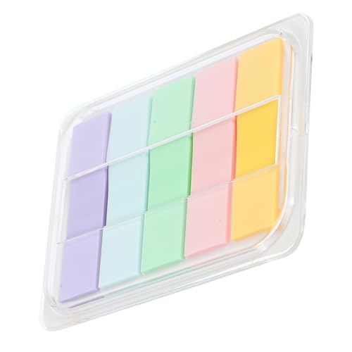 GALPADA 1 Satz Index Tabs für Büro und Schule Selbstklebende Haftnotizen Pastellfarben Praktische Lesezeichen und Seitenmarker für Notizen und Bücher für Schüler und Studenten von GALPADA