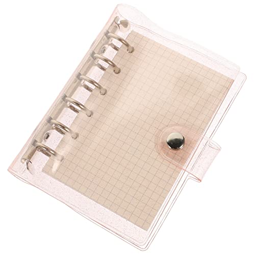 GALPADA 1 Satz PVC Glitzer Einlege Notizbuch Nachfüllbar Kreatives Ringbuch Hochwertiges Schreibnotizbuch für Schule und Zuhause von GALPADA