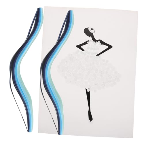 GALPADA 1 Satz Papier Quilling Set DIY Bastelmaterial mit Bunten Papierstreifen für Kreative Projekte Geeignet für Scrapbooking und Handwerk Einfache Anwendung und Vielseitige Nutzung von GALPADA