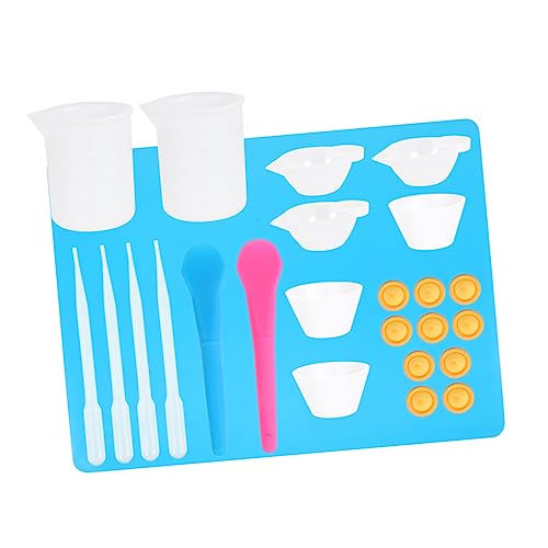 GALPADA 1 Satz Silikon Mischbecher Set Teiliges DIY Mischset Wiederverwendbare Silikonbehälter für Pigmentmischung und Bastelprojekte für Malerei und Kristallkleber von GALPADA