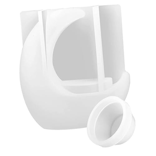 GALPADA 1 Satz Teelicht Kerzenhalter Silikonform Epoxidharz Gießform im Monddesign für DIY Projekte mit Einzigartigen Dekorationen und Füllmaterialien für Kreative Bastelarbeiten von GALPADA