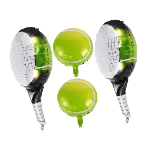 GALPADA 1 Satz Tennisballon Tennisschläger-Ballon- Partyzubehör zum Thema Tennis große Tennisballballons Sport Abschlussfeier Dekoration Ballon zur Abschlussfeier 2024 Aluminiumfolie GALPADA 1 Satz Tennisballon Tennisschläger-Ballon- Partyzubehör zum Thema Tennis große Tennisballballons Sport Abschlussfeier Dekoration Ballon zur Abschlussfeier 2024 Aluminiumfolie von GALPADA