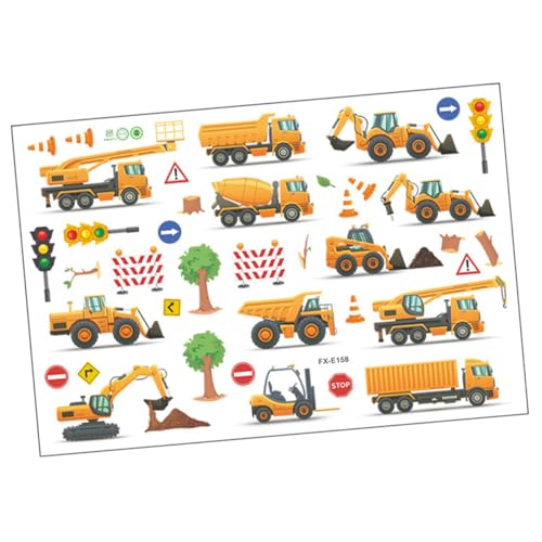 GALPADA 1 Satz Wandsticker Kinderzimmer Verkehrsschild Aufkleber mit Motiven für Jungenzimmer Deko Einfache Anwendung Farbenfrohe Wandkunst für Kinderzimmer GALPADA 1 Satz Wandsticker Kinderzimmer Verkehrsschild Aufkleber mit Motiven für Jungenzimmer Deko Einfache Anwendung Farbenfrohe Wandkunst für Kinderzimmer von GALPADA