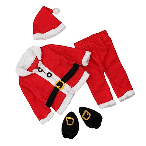 GALPADA 1 Satz Weihnachtsmantel Wintermäntel -Outfits Outfits für neugeborene Jungen Winterkleidung kleidung langärmlige Kleidung -Weihnachtsmann-Hose Plüschstoffe rot GALPADA 1 Satz Weihnachtsmantel Wintermäntel -Outfits Outfits für neugeborene Jungen Winterkleidung kleidung langärmlige Kleidung -Weihnachtsmann-Hose Plüschstoffe rot von GALPADA