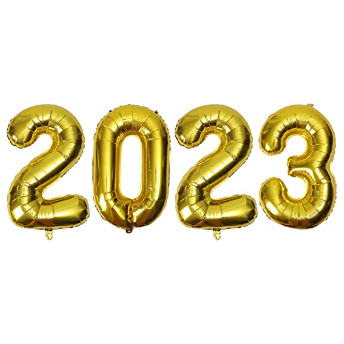 GALPADA 1 Satz Zahlenballons Goldene Folienballons für Neujahrsfeiern Kreative Party Dekoration Langlebig und Farbenfroh für Festliche Anlässe und Zuhause GALPADA 1 Satz Zahlenballons Goldene Folienballons für Neujahrsfeiern Kreative Party Dekoration Langlebig und Farbenfroh für Festliche Anlässe und Zuhause von GALPADA