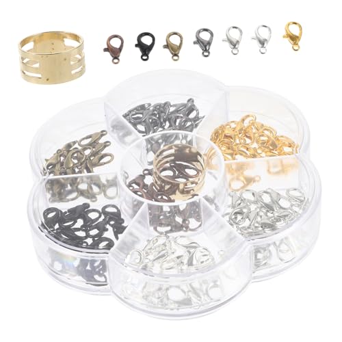 GALPADA 1 Schachtel Gebogener Hummer Verschluss Metall Schmuckverbinder für DIY Armbänder Halsketten Langlebiger Karabinerhaken Poliert Vielseitig Einsetzbar für Schmuckherstellung GALPADA 1 Schachtel Gebogener Hummer Verschluss Metall Schmuckverbinder für DIY Armbänder Halsketten Langlebiger Karabinerhaken Poliert Vielseitig Einsetzbar für Schmuckherstellung von GALPADA