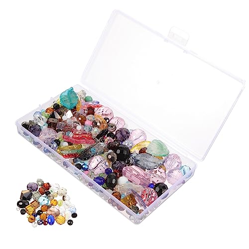 GALPADA 1 Schachtel Glasperlen für DIY Schmuckherstellung Bunte Glasperlen für Ohrringe und Armbänder für Kreative Bastelprojekte und von GALPADA