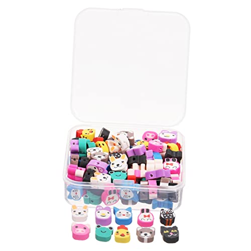 GALPADA 1 Schachtel Kreative Polymer Tonperlen für DIY Schmuckherstellung Cartoon Tierform Spacer Perlen für Armbänder und Dekorationen GALPADA 1 Schachtel Kreative Polymer Tonperlen für DIY Schmuckherstellung Cartoon Tierform Spacer Perlen für Armbänder und Dekorationen von GALPADA