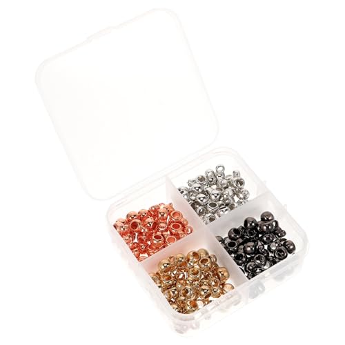 GALPADA 1 Schachtel Kunststoff Spacer Perlen für DIY Schmuckherstellung Runde Perlen zum Verbinden von Armband und Halskette Leicht und Langlebig mit Mischfarben GALPADA 1 Schachtel Kunststoff Spacer Perlen für DIY Schmuckherstellung Runde Perlen zum Verbinden von Armband und Halskette Leicht und Langlebig mit Mischfarben von GALPADA