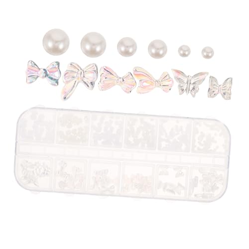 GALPADA 1 Schachtel Nail Charms mit Schmetterlings und Perlen Dekorationen Fach Sortiert in Aufbewahrungsbox Vielseitige Nageldekorationen für DIY Nailart Kompakt für Kreative Designs GALPADA 1 Schachtel Nail Charms mit Schmetterlings und Perlen Dekorationen Fach Sortiert in Aufbewahrungsbox Vielseitige Nageldekorationen für DIY Nailart Kompakt für Kreative Designs von GALPADA