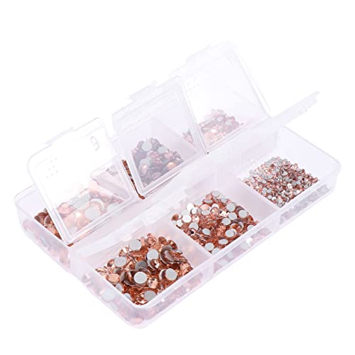 GALPADA 1 Schachtel Nail Rhinestone Box mit Flachem Boden Teiliges Champagnerfarben Paillette Maniküre Dekoration für Frauen Vielseitig für Nageldesign und DIY Schmuckgestaltung GALPADA 1 Schachtel Nail Rhinestone Box mit Flachem Boden Teiliges Champagnerfarben Paillette Maniküre Dekoration für Frauen Vielseitig für Nageldesign und DIY Schmuckgestaltung von GALPADA