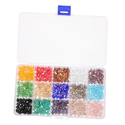 GALPADA 1 Schachtel Wassertröpfchen Glasperlen Buntes DIY Schmuck Bastelset für Armbänder Halsketten Ohrringe Stabile Farbintensive Perlen für Kreative Handarbeiten GALPADA 1 Schachtel Wassertröpfchen Glasperlen Buntes DIY Schmuck Bastelset für Armbänder Halsketten Ohrringe Stabile Farbintensive Perlen für Kreative Handarbeiten von GALPADA