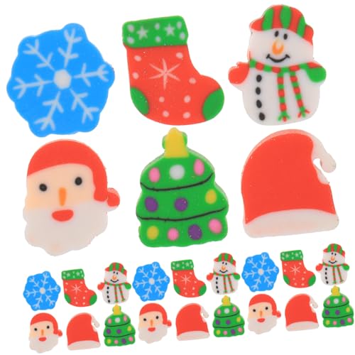 GALPADA 1 Schachtel Weihnachts Radiergummi Teilig Mini Radiergummis mit Weihnachtsmann und Schneemann Motiv als Weihnachts Mitgebsel für Schüler GALPADA 1 Schachtel Weihnachts Radiergummi Teilig Mini Radiergummis mit Weihnachtsmann und Schneemann Motiv als Weihnachts Mitgebsel für Schüler von GALPADA