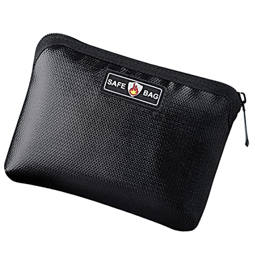 GALPADA 1 Stück Anti-Horizontal-Tasche Feuerfeste Dokumententaschen Wasserdichte Dokumententasche Aktentasche handybeutel handylauftaschen Batterietasche Tasche für Lipo-Batterien Black von GALPADA