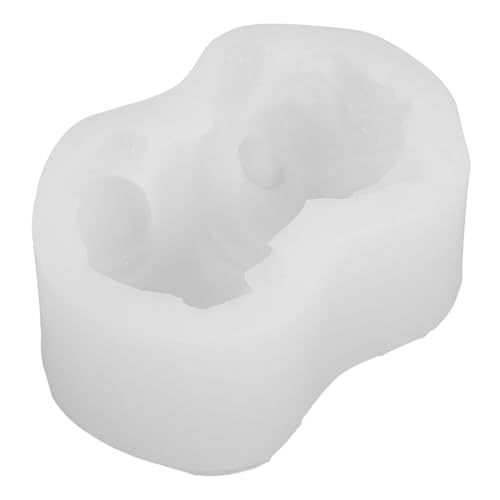 GALPADA 1 Stück Bulldog -Mousse -Form Weiß Backen geformt Fondantform Party Hundekuchen Pfote Plätzchen Abs Mini Backform Kuchenform Mousse -Schimmel von GALPADA