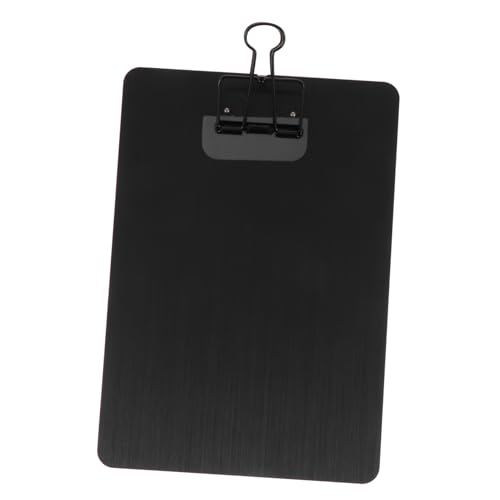 GALPADA 1 Stück Edelstahl -notizblock Planke Rostfrei Notizpolster Schreiben Dokumentieren Klemmbretter Mit Notizbilder Clips Clips A5 Zwischenablage Papier Klemmbrett Mit Speicher Schwarz GALPADA 1 Stück Edelstahl -notizblock Planke Rostfrei Notizpolster Schreiben Dokumentieren Klemmbretter Mit Notizbilder Clips Clips A5 Zwischenablage Papier Klemmbrett Mit Speicher Schwarz von GALPADA