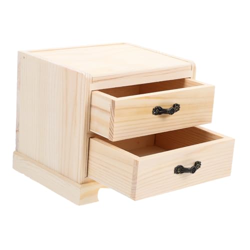GALPADA Handgemachter Schmuckschatulle-organizer Aus Holz Leichtes Schneeton-design für Kommode-obermaterial GALPADA Handgemachter Schmuckschatulle-organizer Aus Holz Leichtes Schneeton-design für Kommode-obermaterial von GALPADA