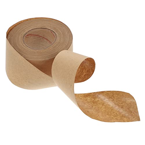 GALPADA 1 Stück Klebeband Aus Kraftpapier Beschreibbares Papierband Wasseraktiviertes Klebeband Ziehen Um Braunes Kraftpapierband Packband Abdichten Kraftdichtband Kartonversiegelband von GALPADA