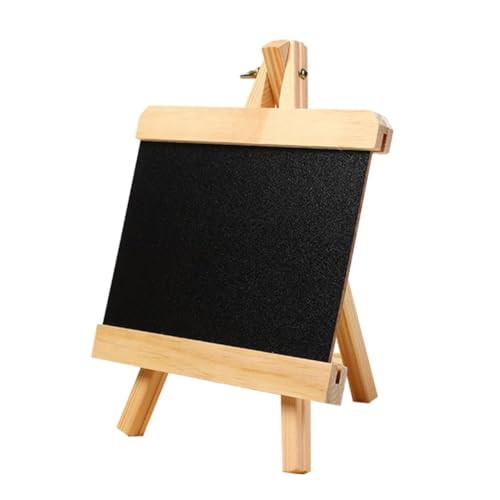 GALPADA 1 Stück Kreative Mini Kreidetafel für Holz Staffelei mit Ständer Perfektes Zeichnen und Beschriften für Zuhause Büro und Vielseitig Einsetzbar für Malen Nachrichten und Dekoration von GALPADA