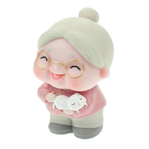 GALPADA 1 Stück Ornamente für Kuchendekoration Cheesecake Kuchen Geburtstag Puppenfiguren Großeltern Paar Ältere Gastgeschenke Hochzeit Statue in Form einer älteren Frau GALPADA 1 Stück Ornamente für Kuchendekoration Cheesecake Kuchen Geburtstag Puppenfiguren Großeltern Paar Ältere Gastgeschenke Hochzeit Statue in Form einer älteren Frau von GALPADA