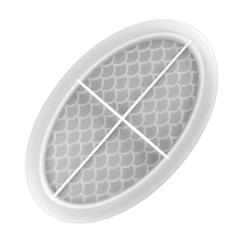 GALPADA 1 Stück Ovales Silikon Gießform für DIY Aufbewahrungstabletts Kristall Epoxidharz Mould für Kreative Bastelprojekte und Dekoration für Familie und von GALPADA