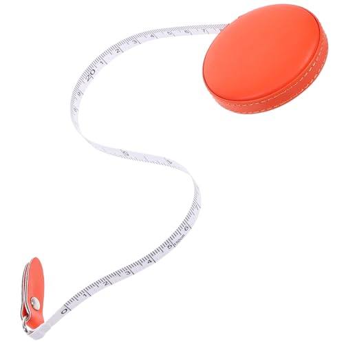 GALPADA 1 Stück Tragbares Maßband PU Leder Kompaktes Leichtes und Flexibles Körpermaßband für Kleidung Praktische Anwendung und Langlebige Nutzung Orange GALPADA 1 Stück Tragbares Maßband PU Leder Kompaktes Leichtes und Flexibles Körpermaßband für Kleidung Praktische Anwendung und Langlebige Nutzung Orange von GALPADA
