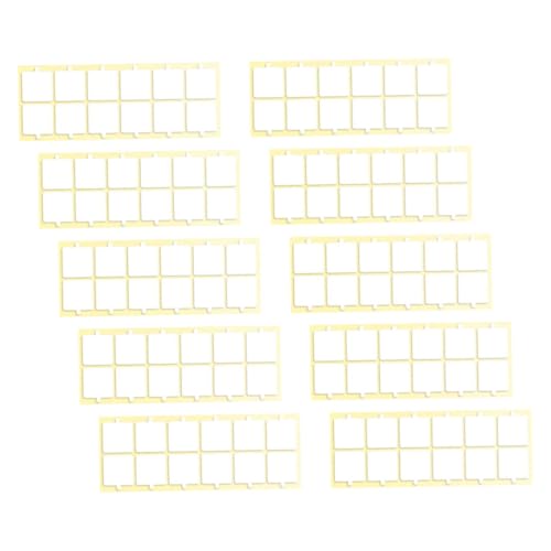 GALPADA 10 Blatt Doppelseitiges Ablösbares Montageband Transparentes Acryl Klebeband für Akustikschaumplatten Starke Haftung Rückstandsfrei Entfernbar Schallschutz Wandmontage von GALPADA
