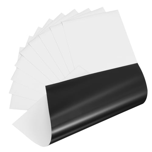GALPADA 10 Blatt Magnetische Druckfolie Glänzend Kompatibel mit Standarddruckern Selbsthaftend Vielseitig für Foto Poster Etiketten Langlebig Glatte Oberfläche Starke Haftung GALPADA 10 Blatt Magnetische Druckfolie Glänzend Kompatibel mit Standarddruckern Selbsthaftend Vielseitig für Foto Poster Etiketten Langlebig Glatte Oberfläche Starke Haftung von GALPADA