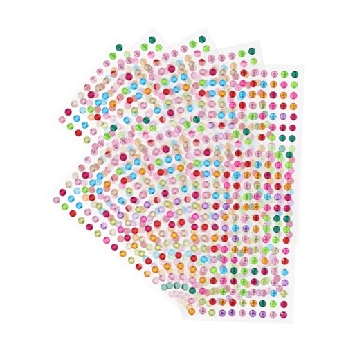 GALPADA 10 Blatt Selbstklebende Acryl Strasssteine Bogen Glitzer Sticker für Schmuck Basteln Gesichtsschmuck und Kartendekoration Leichte Langlebige Acrylsteine mit Strahlendem GALPADA 10 Blatt Selbstklebende Acryl Strasssteine Bogen Glitzer Sticker für Schmuck Basteln Gesichtsschmuck und Kartendekoration Leichte Langlebige Acrylsteine mit Strahlendem von GALPADA
