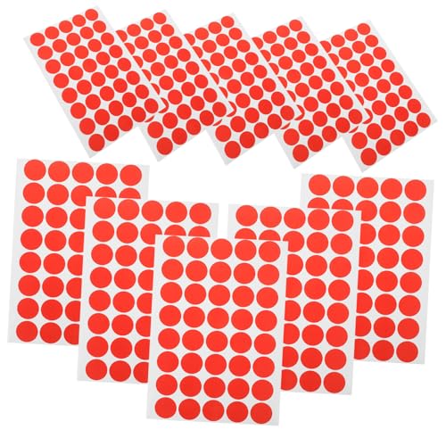 GALPADA 10 Blatt Teiliges Bunte Markierungspunkte Selbstklebend Farbige Runde Aufkleber zum Beschriften und Organisieren für Schule Büro und Zuhause GALPADA 10 Blatt Teiliges Bunte Markierungspunkte Selbstklebend Farbige Runde Aufkleber zum Beschriften und Organisieren für Schule Büro und Zuhause von GALPADA