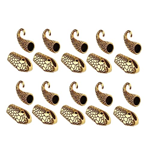 GALPADA 10 Paare Schlangenkopf -armbandschnalle Helfer Für Den Armbandverschluss Schmuckverschlüsse Schmuckverschluss-set Schmuckhaken Und -verschlüsse Schlüsselbundclips Legierung Golden GALPADA 10 Paare Schlangenkopf -armbandschnalle Helfer Für Den Armbandverschluss Schmuckverschlüsse Schmuckverschluss-set Schmuckhaken Und -verschlüsse Schlüsselbundclips Legierung Golden von GALPADA