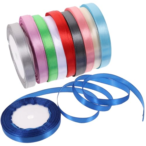 GALPADA 10 Rollen Dekoratives Geschenkband für Blumen Hochzeitsdeko und DIY Bastelarbeiten Satinband Verschiedenen Farben für und GALPADA 10 Rollen Dekoratives Geschenkband für Blumen Hochzeitsdeko und DIY Bastelarbeiten Satinband Verschiedenen Farben für und von GALPADA