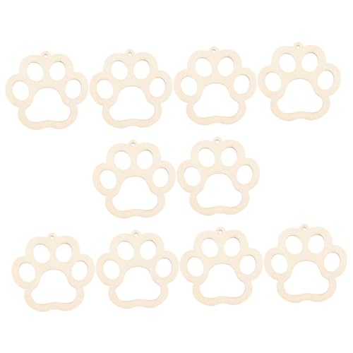 GALPADA 10 Sätze DIY Holzscheiben Pfotenform Leicht Bemalbar Dekorativ für Haustier Kunsthandwerk Party Wohnzimmer Büro Holzchips GALPADA 10 Sätze DIY Holzscheiben Pfotenform Leicht Bemalbar Dekorativ für Haustier Kunsthandwerk Party Wohnzimmer Büro Holzchips von GALPADA