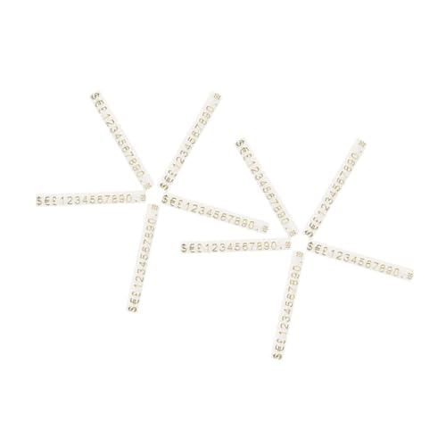 GALPADA 10 Saiten Verstellbarer Preiswürfel Teiliges Metall Preisschilder für Schmuck Laden Display Preisetiketten Würfel Drehbar für Schmuck Kleidung und Kunsthandwerk GALPADA 10 Saiten Verstellbarer Preiswürfel Teiliges Metall Preisschilder für Schmuck Laden Display Preisetiketten Würfel Drehbar für Schmuck Kleidung und Kunsthandwerk von GALPADA