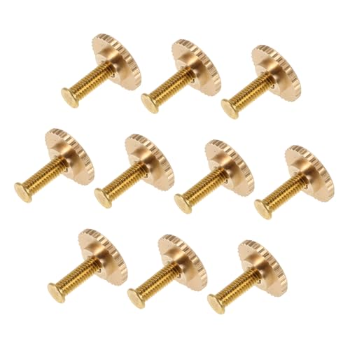 GALPADA 10 Sets Schmetterlingshut Piercingnadel Anstecknadel Rückseite Für Rückseiten Basteln Namensschlüssel Pin Schraube Mit Kappen Goldenes Metall von GALPADA