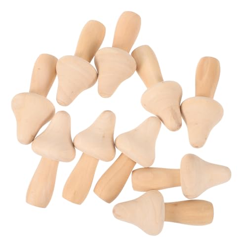 GALPADA 10 Stk Teiliges Unbemalter Holzpilze zum Bemalen Robuste DIY Holz Dekoration für Kreative Bastelprojekte Kinderfreundliches Holzspielzeug für Kunsthandwerk und Wohnaccessoires GALPADA 10 Stk Teiliges Unbemalter Holzpilze zum Bemalen Robuste DIY Holz Dekoration für Kreative Bastelprojekte Kinderfreundliches Holzspielzeug für Kunsthandwerk und Wohnaccessoires von GALPADA