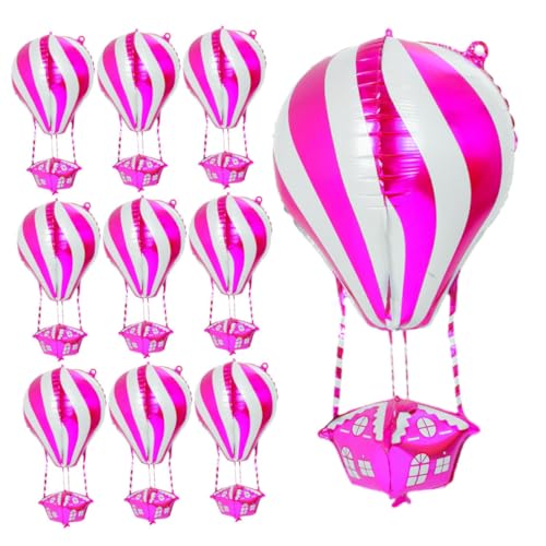 GALPADA 10 Stück Aluminium Folienballons Heißluftballon Form Partydekoration für Kindergeburtstag Shower Weihnachtsfeier Hochzeit Festliche Deko GALPADA 10 Stück Aluminium Folienballons Heißluftballon Form Partydekoration für Kindergeburtstag Shower Weihnachtsfeier Hochzeit Festliche Deko von GALPADA