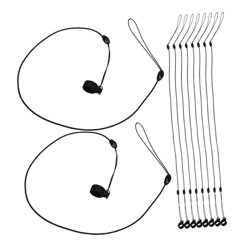 GALPADA 10 Stück Anti-Verlust-Seil für Signaturstift elastisches Seil elastische Schnur stark dehnbar Lanyards für den Hals Stiftleine Seile Anti-verlorene Stift-Lanyards Kieselgel Schwarz GALPADA 10 Stück Anti-Verlust-Seil für Signaturstift elastisches Seil elastische Schnur stark dehnbar Lanyards für den Hals Stiftleine Seile Anti-verlorene Stift-Lanyards Kieselgel Schwarz von GALPADA