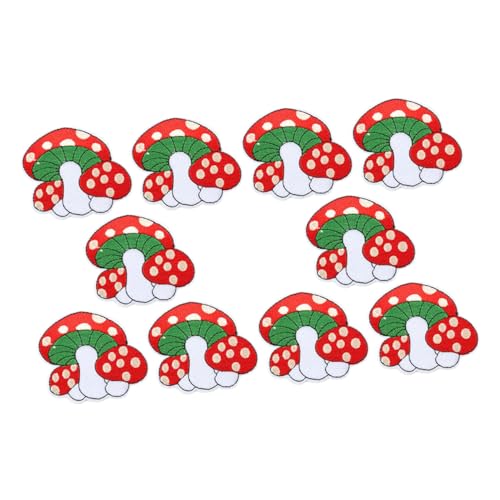 GALPADA 10 Stück Bestickte Pilz Applikationen für DIY Kleidung Aufnäher Patch Sticker für Jacken Taschen und Schuhe Kreative Nähzubehör Leichte Dekorative Stoffflicken GALPADA 10 Stück Bestickte Pilz Applikationen für DIY Kleidung Aufnäher Patch Sticker für Jacken Taschen und Schuhe Kreative Nähzubehör Leichte Dekorative Stoffflicken von GALPADA