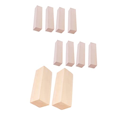 GALPADA 10 Stück DIY Holzplatten Unbearbeitete Holzblöcke für Basteln für Handwerk Dekoration und Personalisierung GALPADA 10 Stück DIY Holzplatten Unbearbeitete Holzblöcke für Basteln für Handwerk Dekoration und Personalisierung von GALPADA