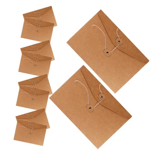 GALPADA 10 Stück Dokumententaschen aus Kraftpapier mit Kordelverschluss Robuste Vielseitige Papierumschläge zur Sicheren Aufbewahrung und Organisation von Akten für Büro und Schule GALPADA 10 Stück Dokumententaschen aus Kraftpapier mit Kordelverschluss Robuste Vielseitige Papierumschläge zur Sicheren Aufbewahrung und Organisation von Akten für Büro und Schule von GALPADA