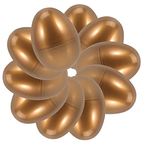 GALPADA 10 Stück Ei Dekoration Süßigkeitenkästen befüllbar Schüttgut glänzend Für farbig bunt Party gefüllt Kunststoffe klein Plastik Golden GALPADA 10 Stück Ei Dekoration Süßigkeitenkästen befüllbar Schüttgut glänzend Für farbig bunt Party gefüllt Kunststoffe klein Plastik Golden von GALPADA