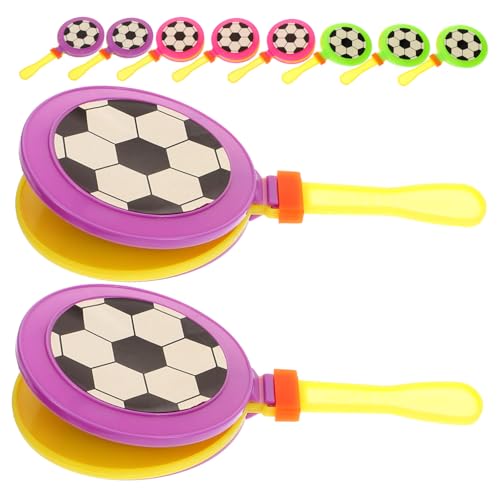 GALPADA 10 Stück Fußball Klatscher Bunte Handklatscher für Partys Sportevents Feiern als Anfeuerungs und Partyzubehör GALPADA 10 Stück Fußball Klatscher Bunte Handklatscher für Partys Sportevents Feiern als Anfeuerungs und Partyzubehör von GALPADA